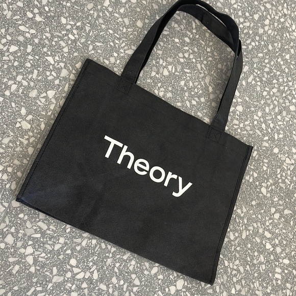Theory Black Tote Bag - Picture 3 of 5